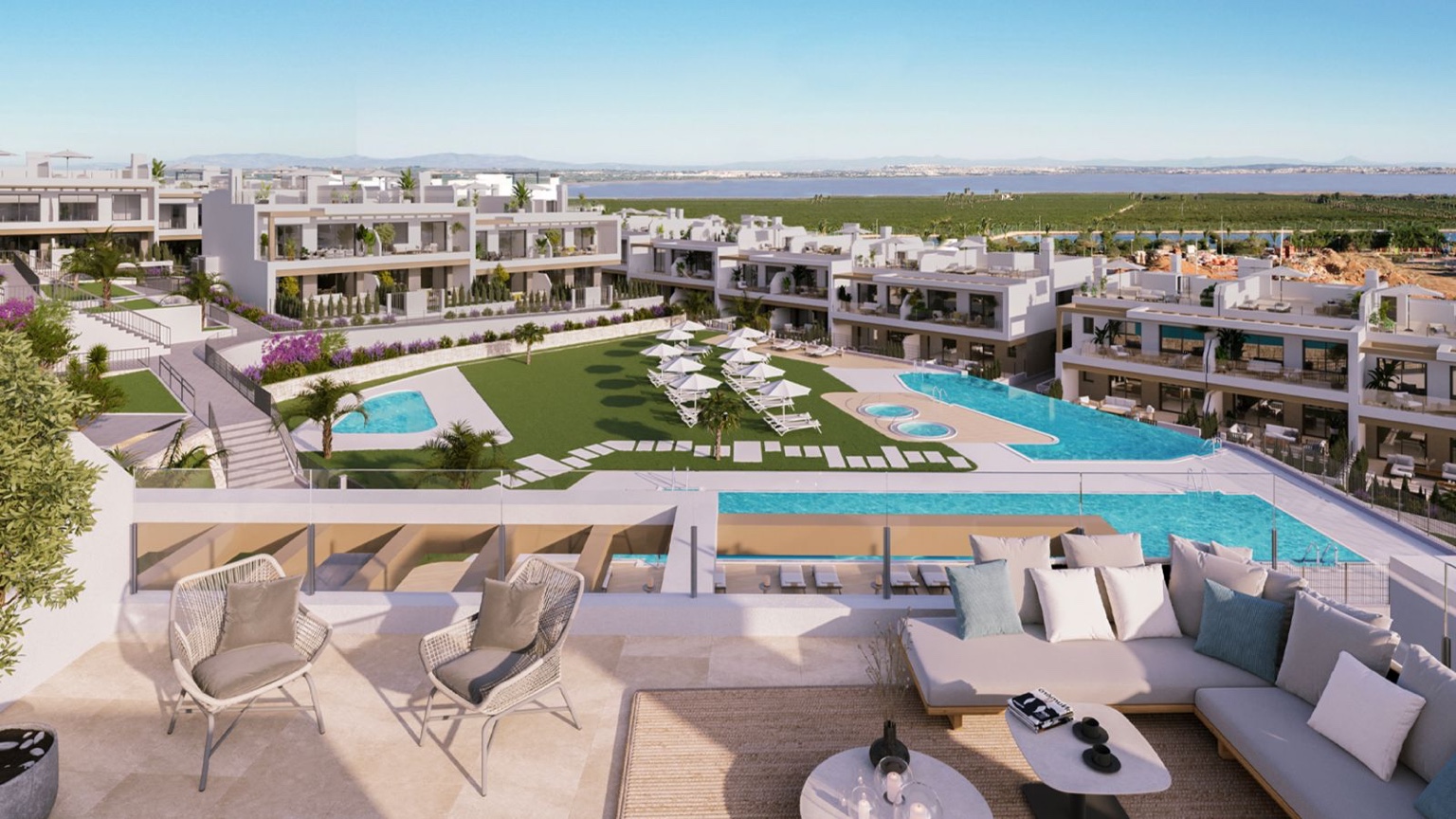 Coronella Living – vizualizace: střešní terasa