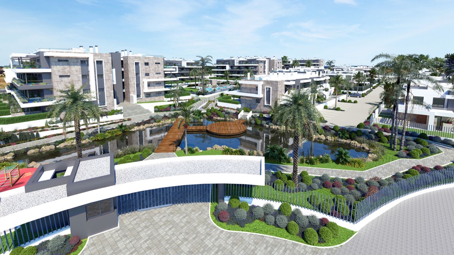 TM Laguna Village – vizualizace: celkový pohled na areál